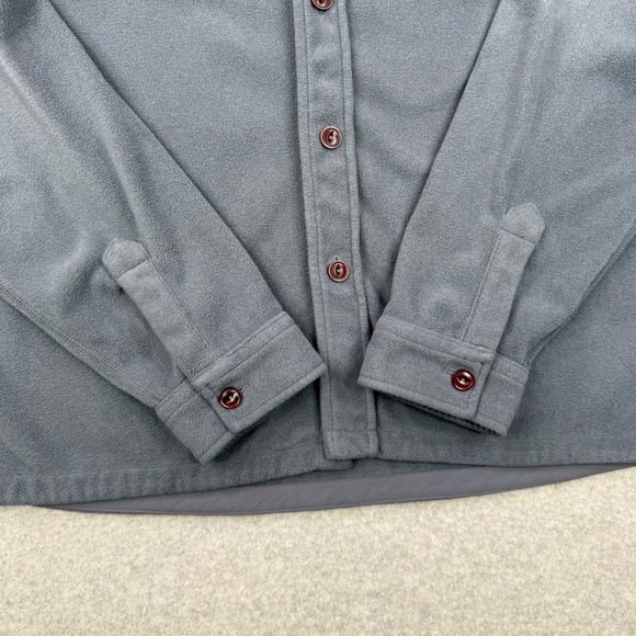 Vuori Shirt Jacket Mens Large Gray Aspen Fleece Warm Button Up Shacket V237 - Picture 3 of 14